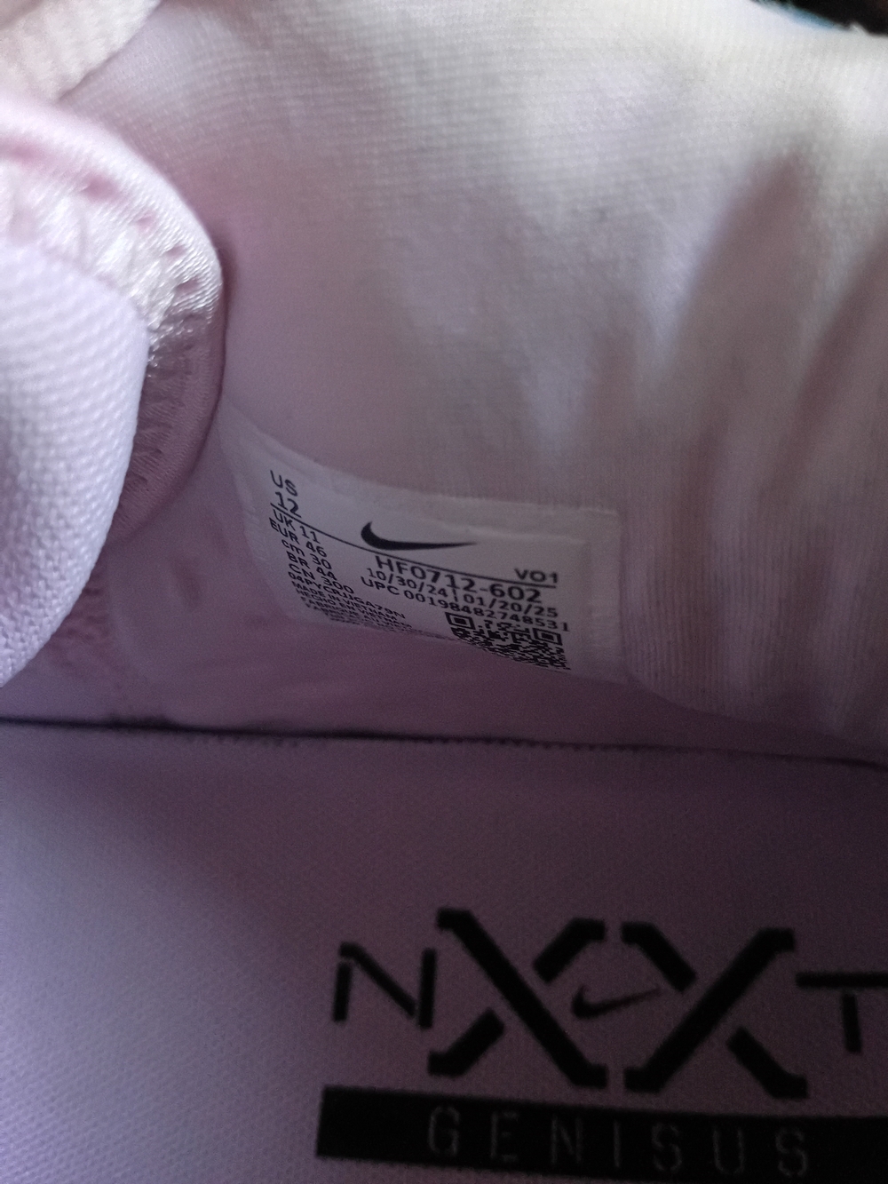 Hot Nike Men's NXXT Genisus LeBron Panther Pink Ball Shoes 12 - Picture 6 of 11